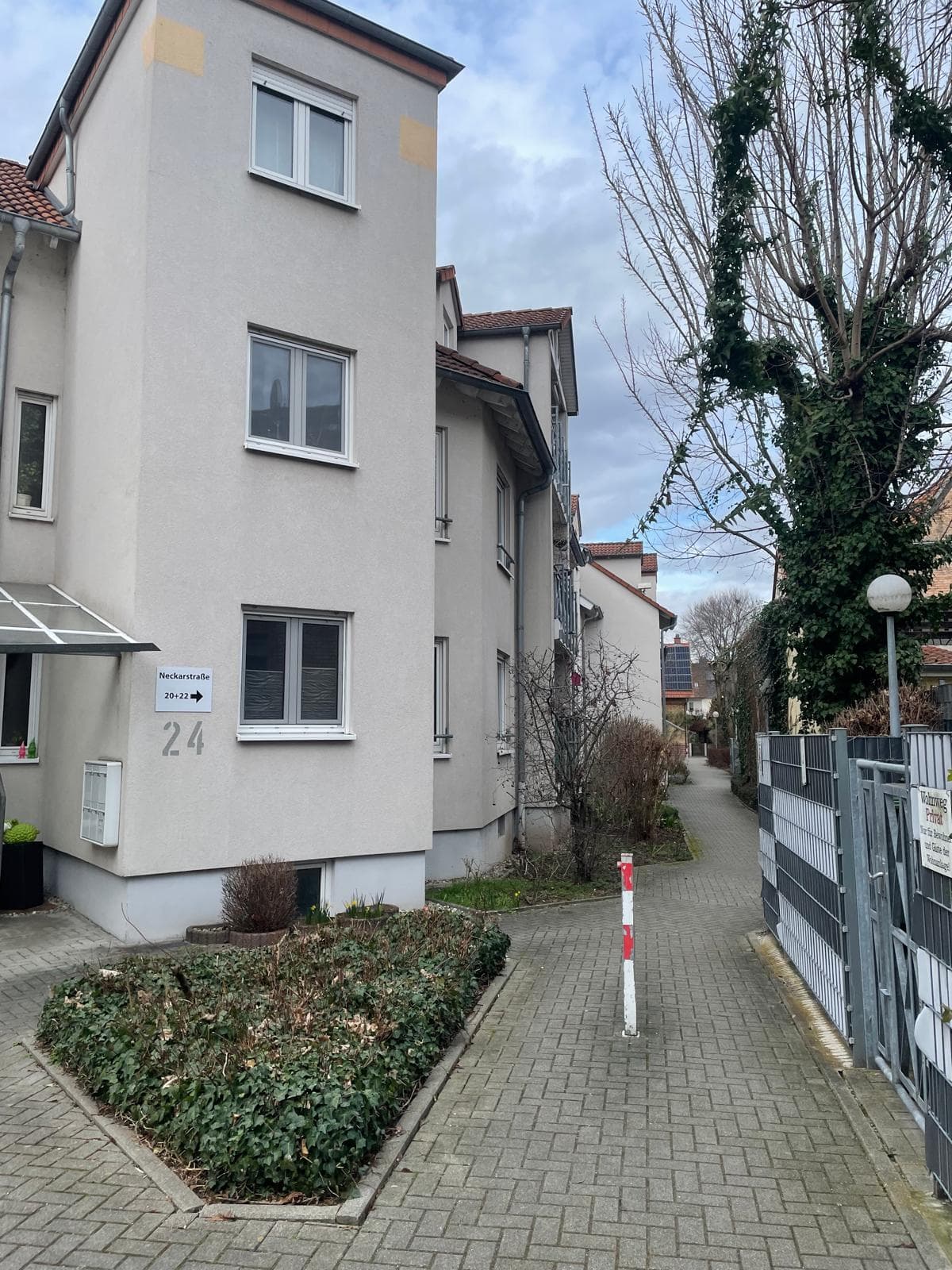 Loggia and outdoor area of the ETW in Weinheim Nordstadt